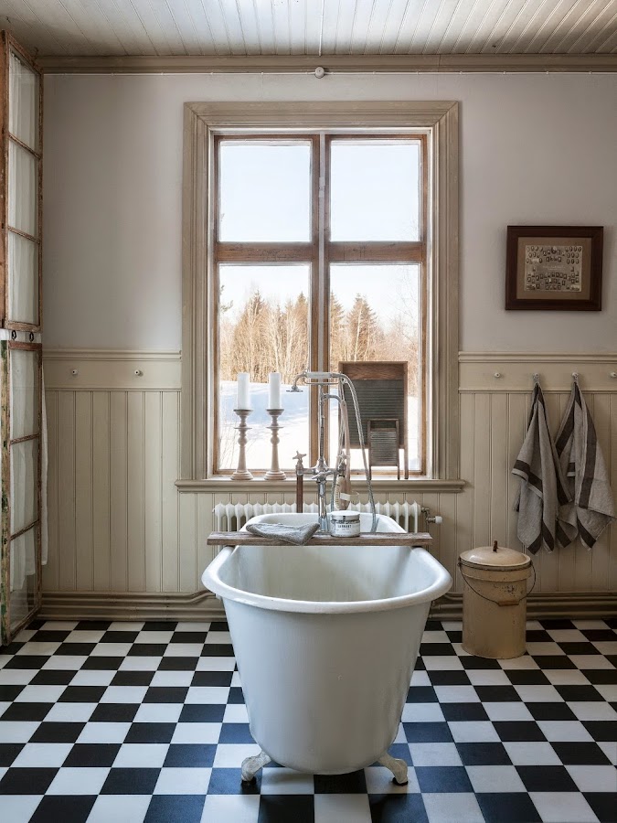 INSPIRACION - Un baño de época para relajarse | Decoración