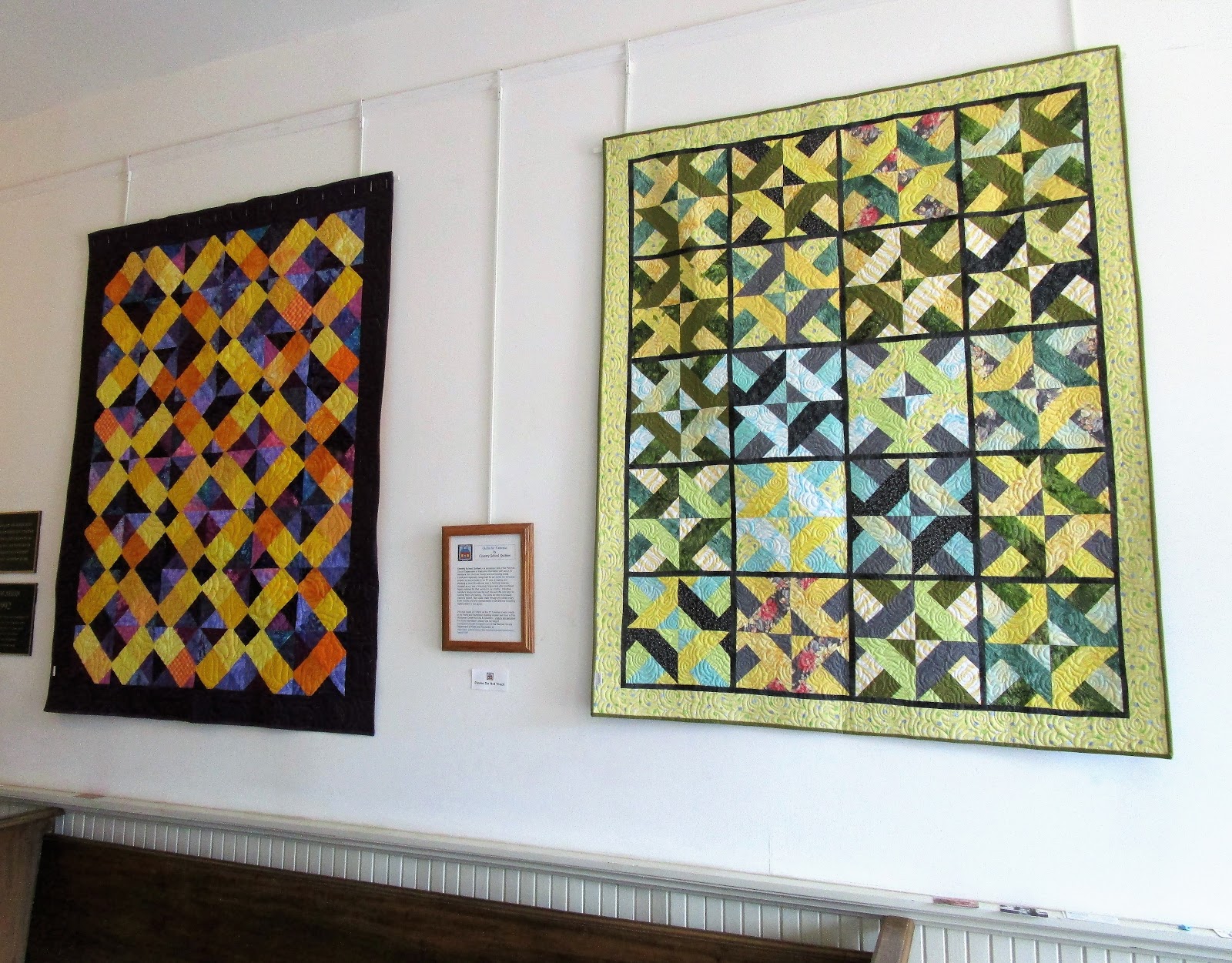Country School Quilters Quilts on Display