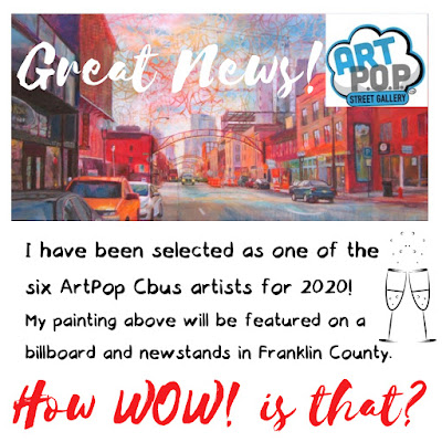 So happy to be one of the six 2020 ArtPop Street Gallery artists Announcement image