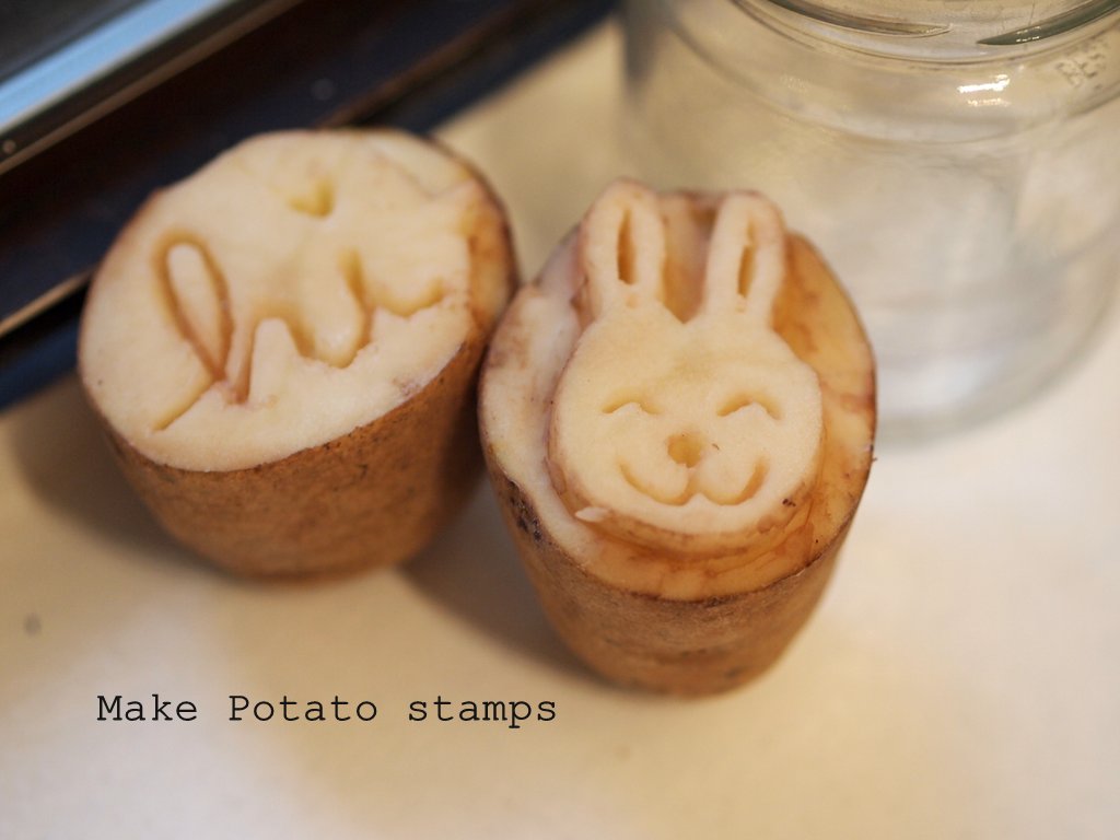 Potato Stamps, Kids' Crafts, Fun Craft Ideas