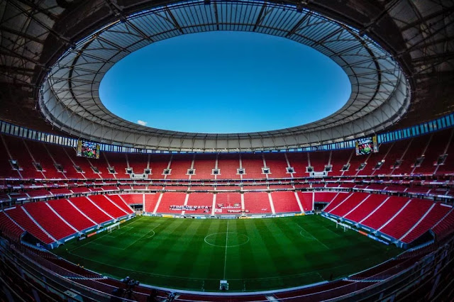 Estádio Mané Garrincha, palco do reencontro entre Flamengo e a torcida - Alexandre Vidal/Flamengo