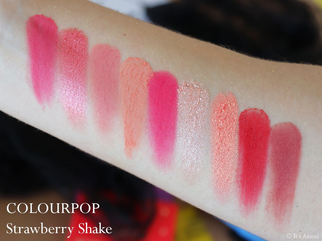 ColourPop Cosmetics | 9-Pan Eyeshadow Palettes - Blue Moon - Orange You Glad - Main Squeeze - It's My Pleasure - Strawberry Shake - Just My Luck - Uh-Huh Honey Review & Swatches Avis Palette - Test Revue - London Beauty Blogger - Paris Makeup Artist - Beauty Youtuber ColourPop Cosmetics | 9-Pan Eyeshadow Palettes - Blue Moon - Orange You Glad - Main Squeeze - It's My Pleasure - Strawberry Shake - Just My Luck - Uh-Huh Honey Review & Swatches Avis Palette - Test Revue - London Beauty Blogger - Paris Makeup Artist - Beauty Youtuber