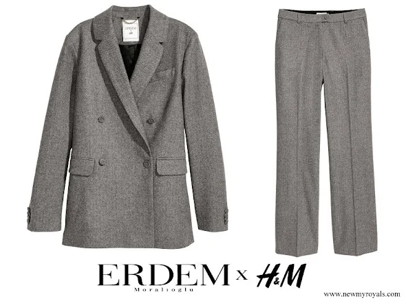 Princess Victoria wore ERDEM and H&M Wool Pantsuit