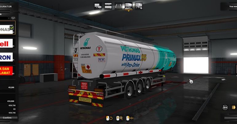 TCheedook: Mod Skin Tanker, Petronas, Shell, Petron, Saji FGV dan Bomba ...
