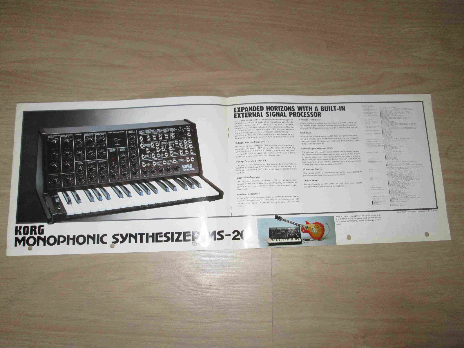MATRIXSYNTH "The Second Generation of SYNTHESIZERS" Catalog Brochure