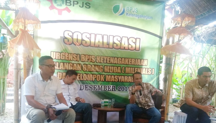Bidik Kaum Milenial di Bali, Jamsostek Edukasi Proteksi Sosial