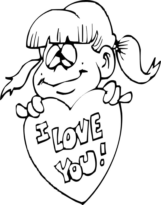 in love with you coloring pages - photo #23