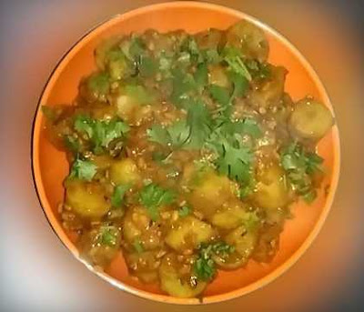 Kachche kele ki sabji 