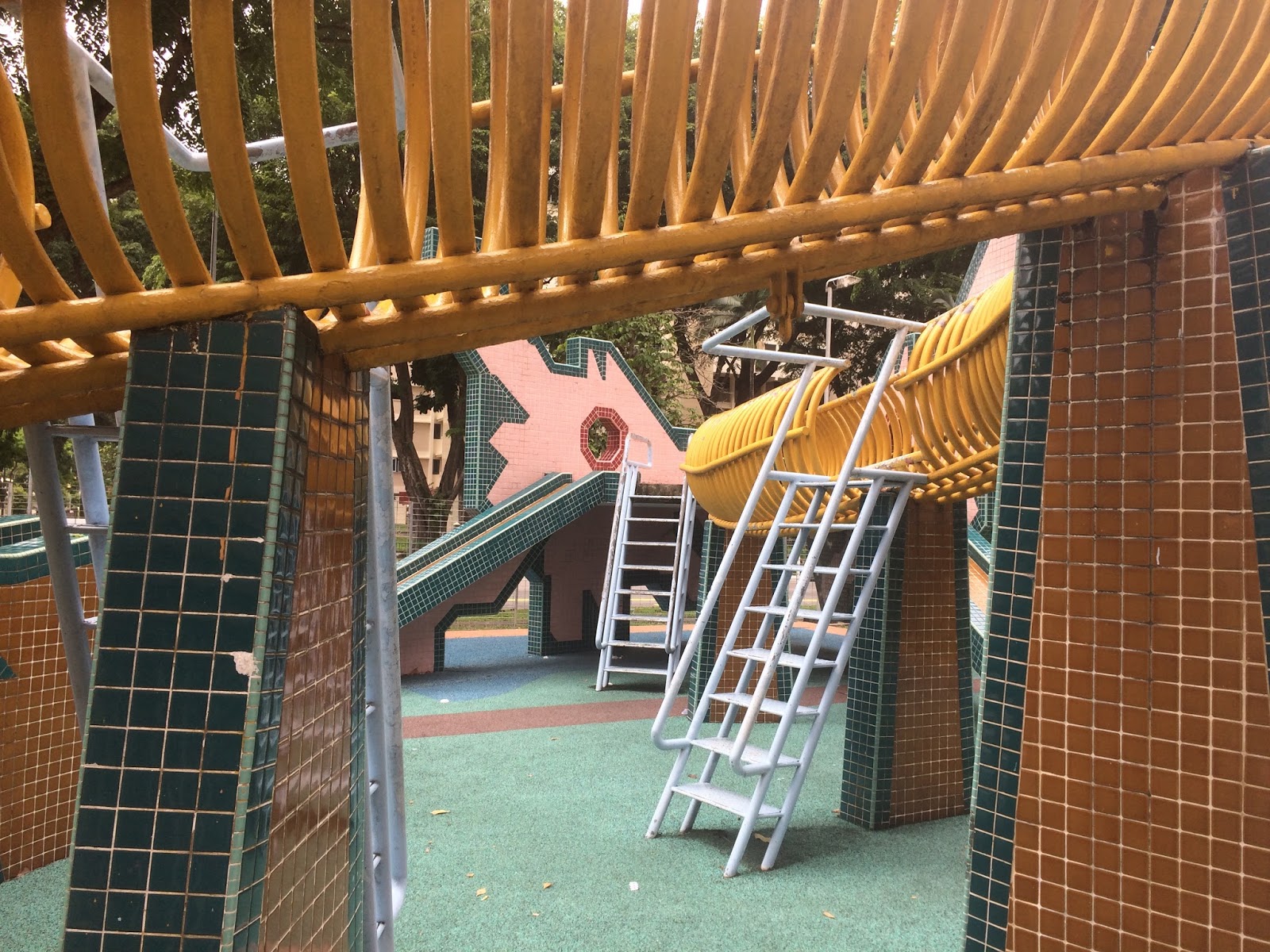 Dragon Playground Ang Mo Kio; Singapore Moonlit