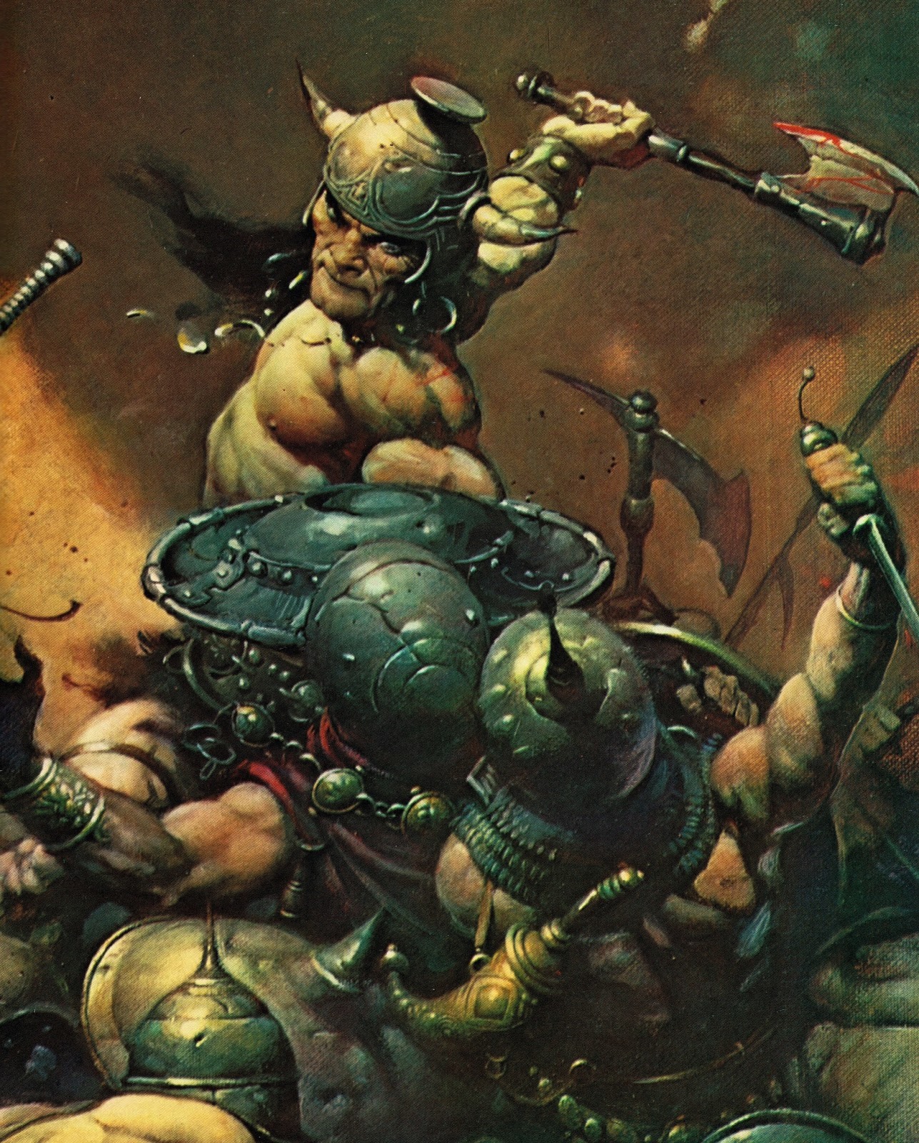 конан варвар иллюстрации. фрэнка фразетта рыжая соня. конан варвар фрэнк фразетта. фрэнк фразетта барбариан. художник варвар.