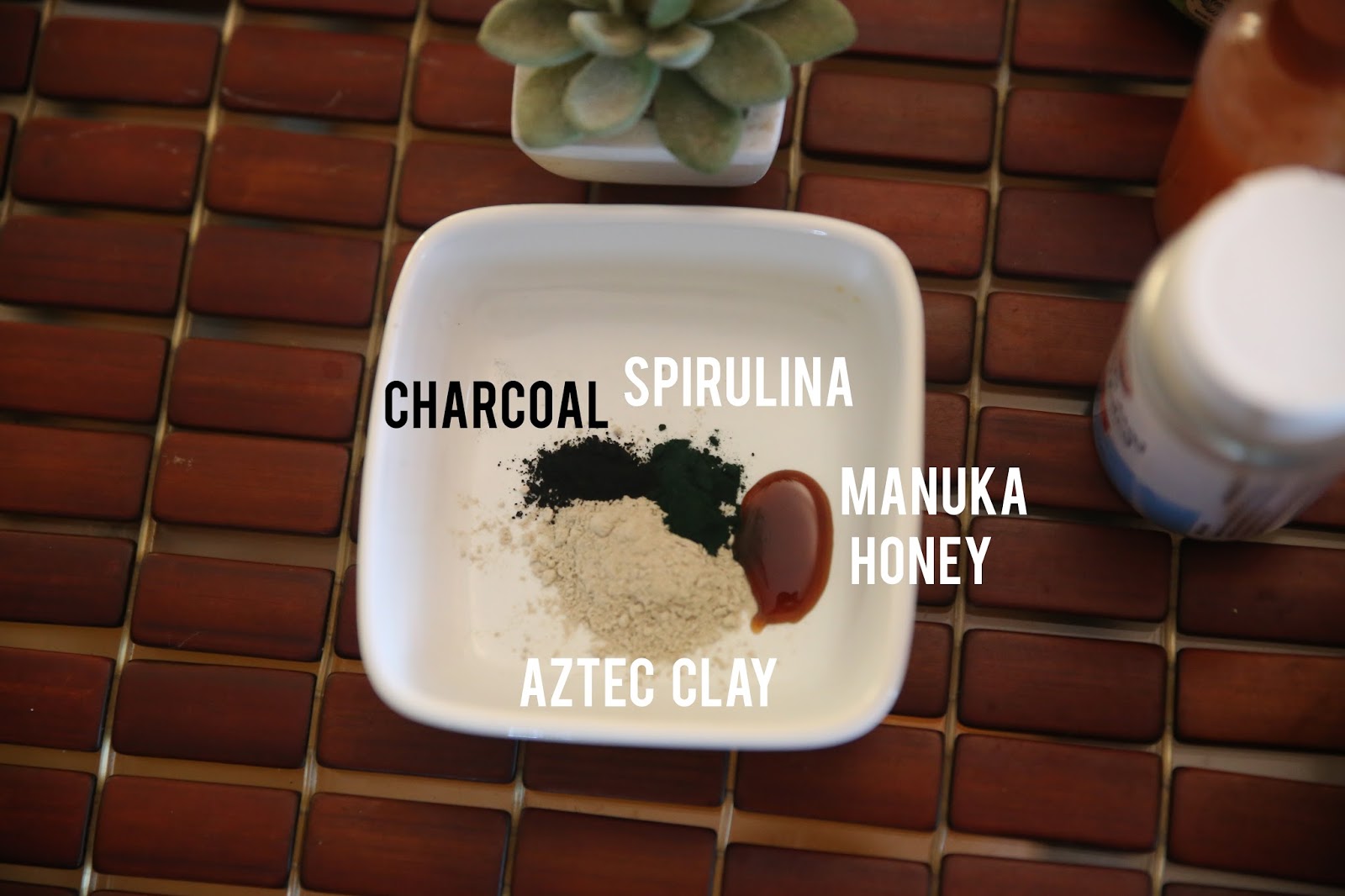 DIY Charcoal & Spirulina Clarifying Mask —