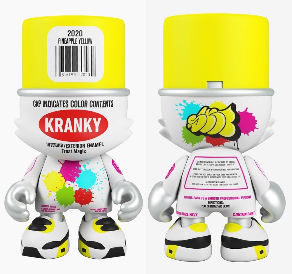 Ongoing Pidgin Not enough PINEAPPLE YELLOW SUPERKRANKY by Sket-One X SuperPlastic