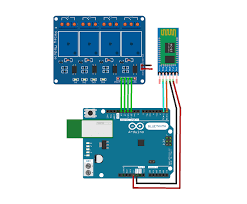Home automation system using HC-05 Bluetooth module with Arduino Nano