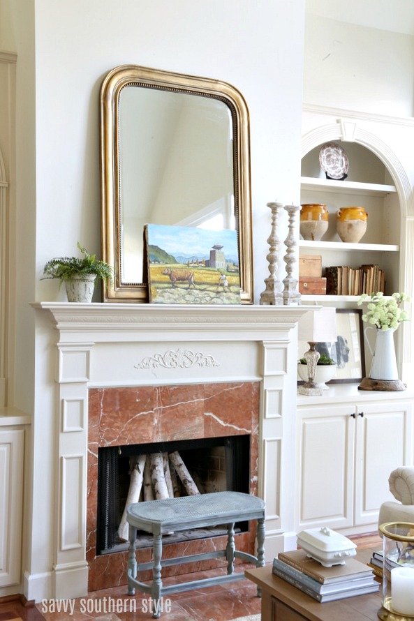 Savvy Southern Style French Country Spring Mantel Savvy Southern Style French Country
