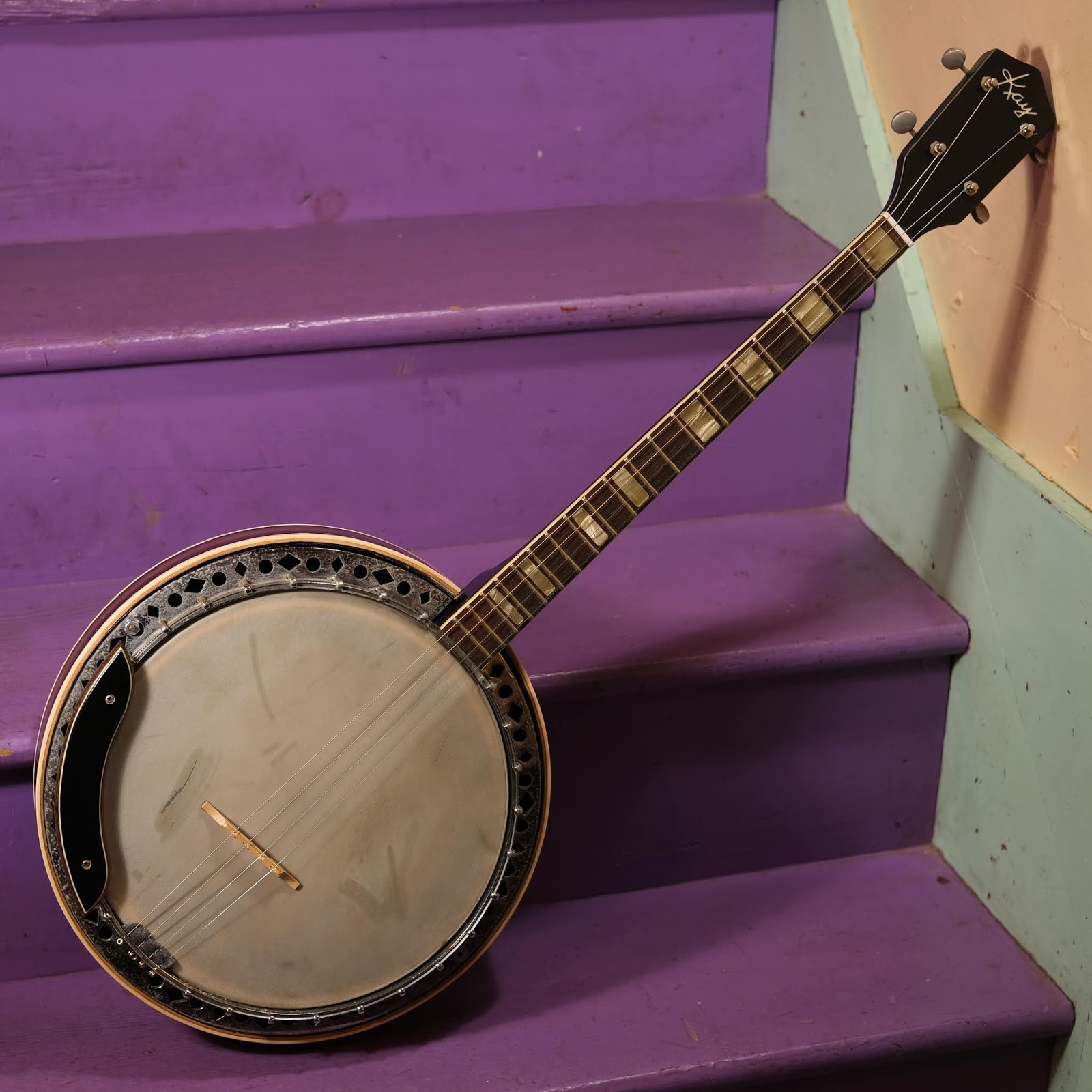 1960s Kay K1000T Resonator Tenor Banjo