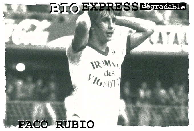 BIO EXPRESS DEGRADABLE. Paco Rubio.