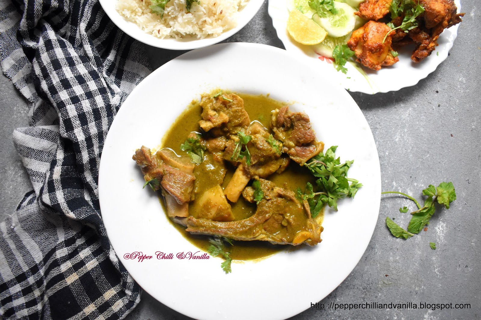 easy green masala mutton curry ,goan mutton curry ,green mutton curry recipe