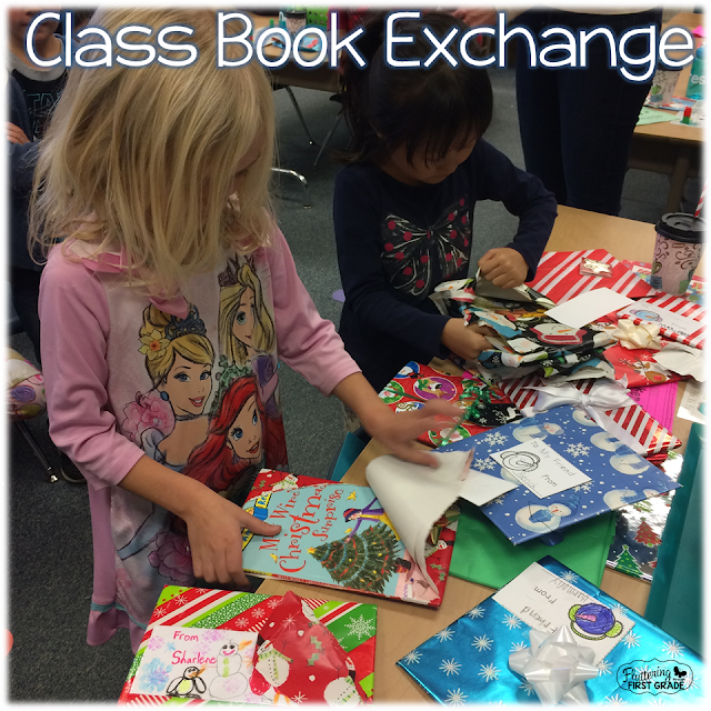 Holiday Class Book Exchange Fluttering Through First Grade