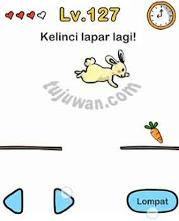 Level 127 Jawaban Brain Out Kelinci Lapar Lagi! 