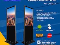 Microvision Standing Kiosk MV-U49SK-A 49 Inch Android Digital Signage 