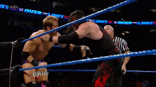 1. KoW Qualification Triple Threat Match: Finn Balor vs. Kane vs. The Rock Short-Arm%2BKnee%2Bto%2Bthe%2BGut