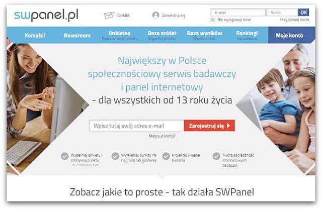 Zarobki w SWPanel (ankiety).