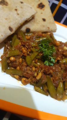 Peanut Cluster Beans (gavar) Sabzi