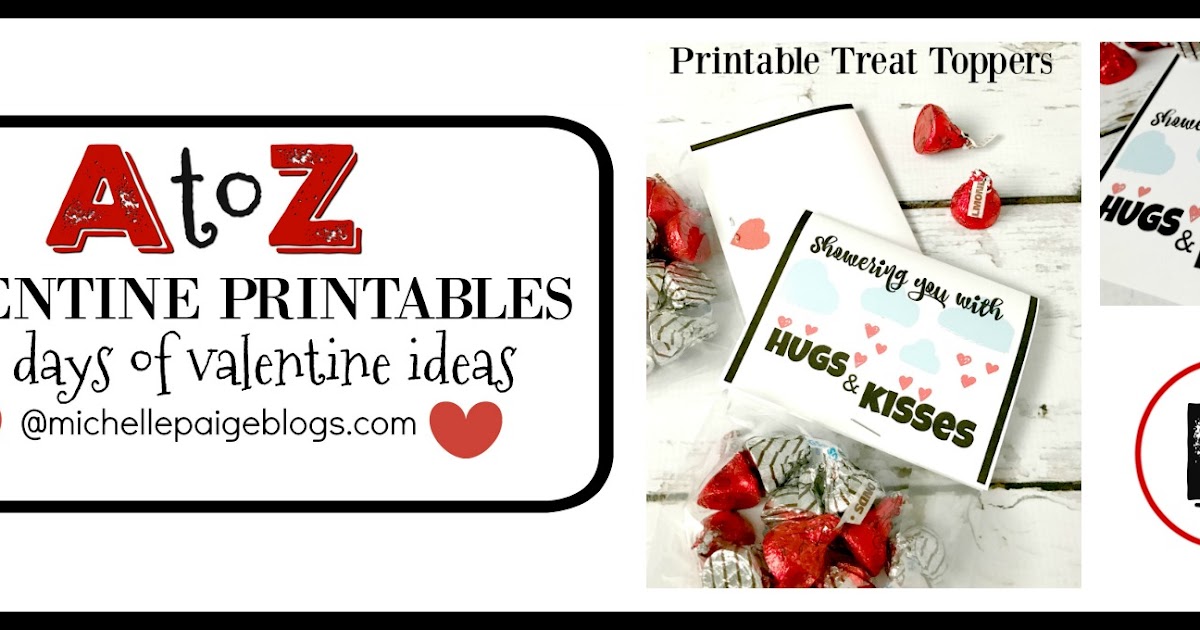 michelle paige blogs Showering You with Kisses Valentine Printable