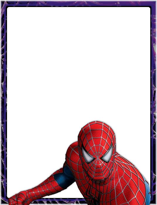 Spiderman Birthday Invitations
