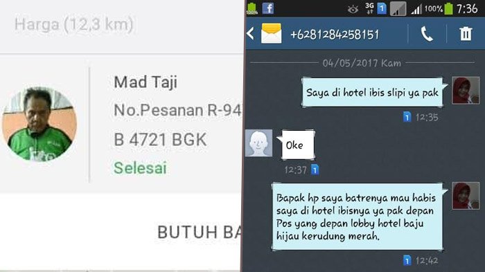 Ragu Saat Lihat Foto Driver Ojek Terlihat Galak Ternyata Sosok Yg Menjemputnya Bikin Ia Meneteskan Air Mata Ragu Saat Lihat Foto Driver Ojek Terlihat Galak Ternyata Sosok Yg Menjemputnya Bikin Ia Meneteskan Air Mata