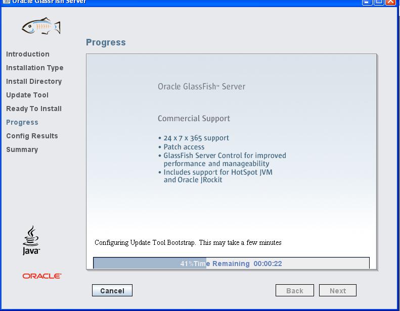 Installation of Oracle GlassFish Server 3.1
