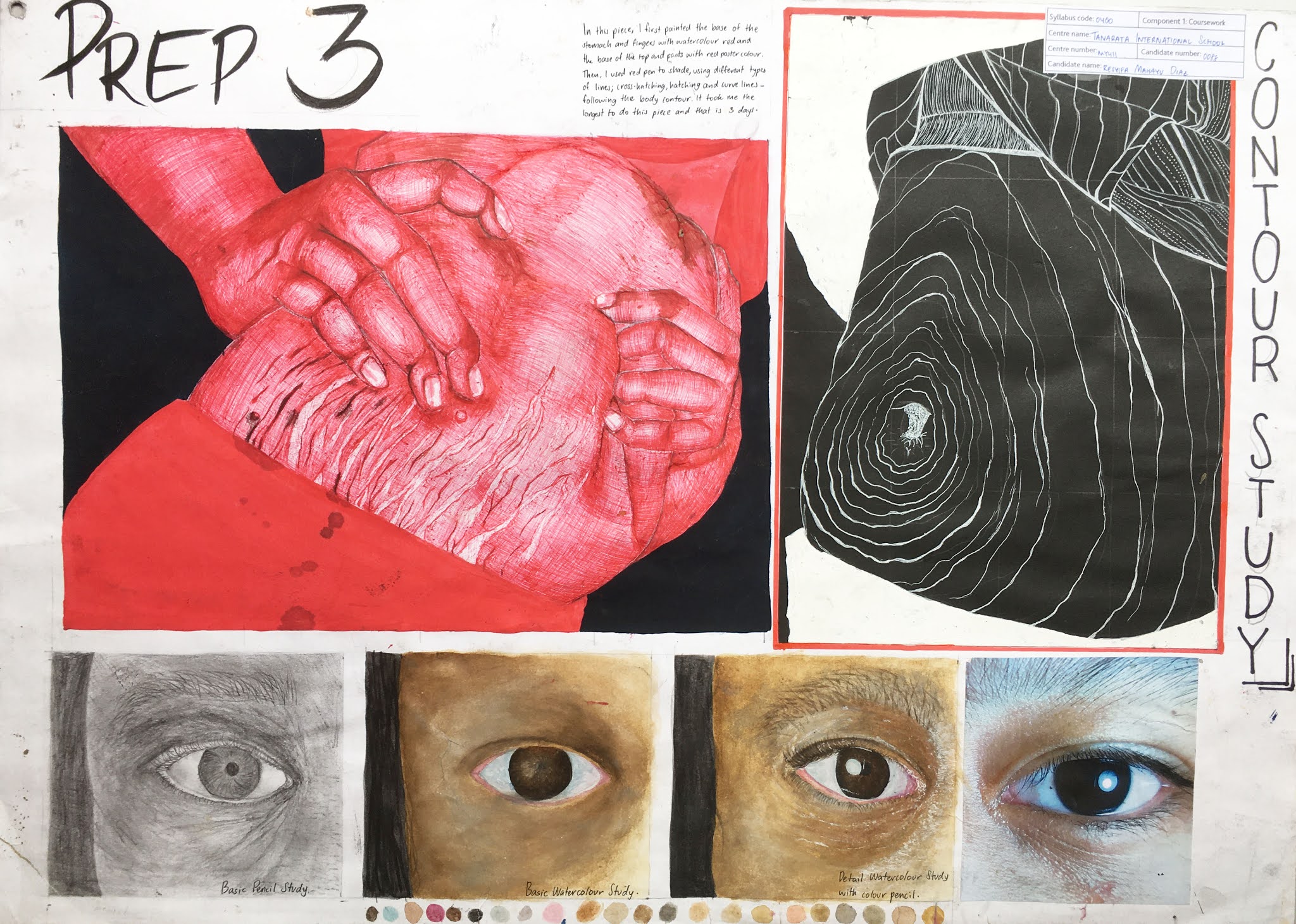 coursework examples art