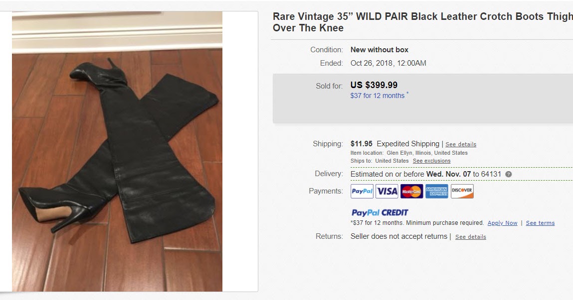 leather crotch boots for sale