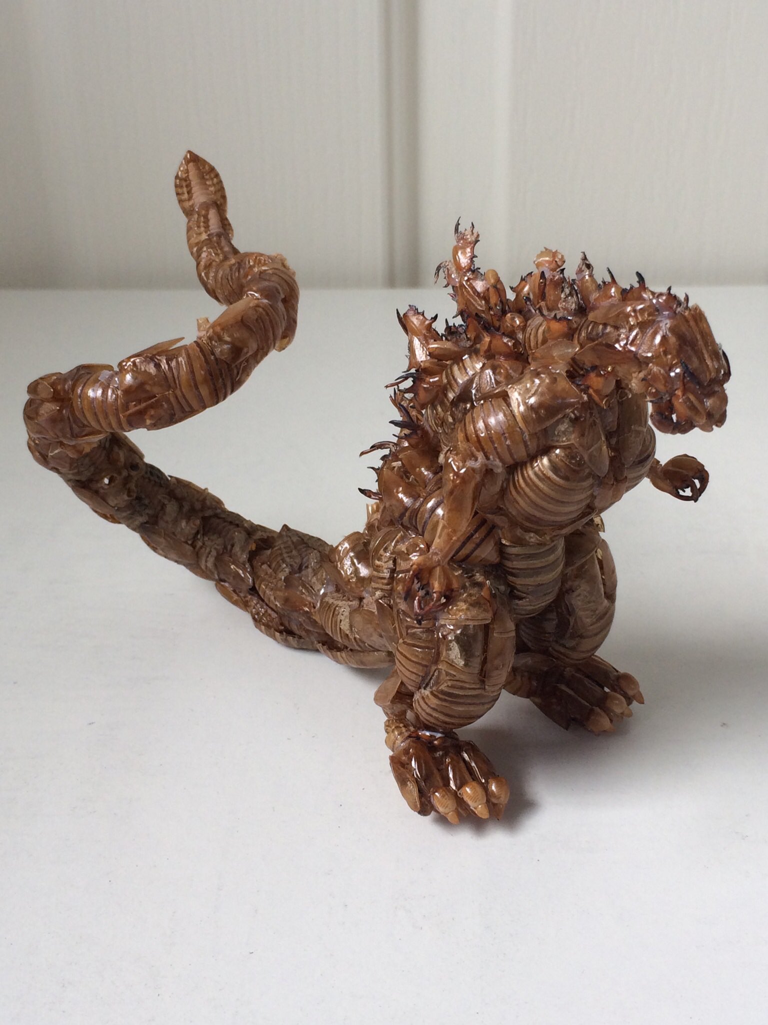 The Dork Review: Rob's Room: Monsters Built Out of Discarded Cicada Shells