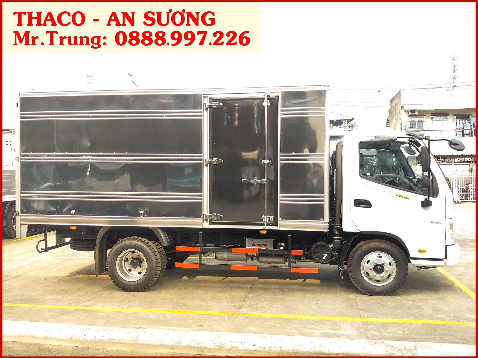 Xe tải OLLIN 350 có kích thước thùng dài 4.35 mét Xe tải OLLIN 350 có kích thước thùng dài 4.35 mét
