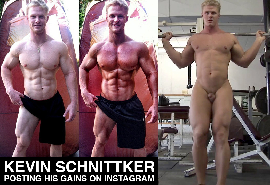 Kevin schnittker naked: bodybuilder complete exposure.