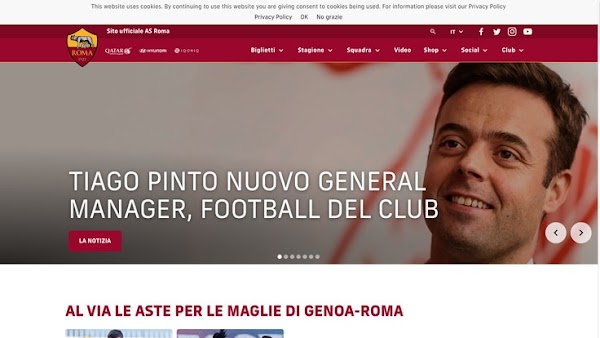 Oficial: Roma, Tiago Pinto nuevo director deportivo