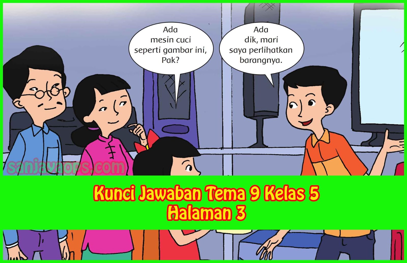 Kunci Jawaban Buku Siswa Tema 9 Kelas 5 Halaman 3 - Sanjayaops