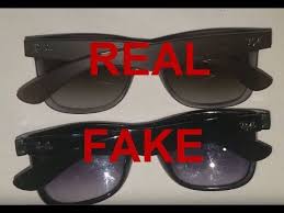 how to tell genuine ray bans