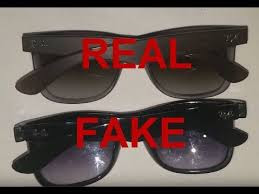 real and fake ray bans