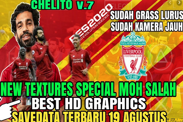 PES 2020 PPSSPP Chelito v7 Grass Lurus Mod M Salah Anda jangan lupa untuk Download juga file PES PES 2020 PPSSPP Chelito v7 Grass Lurus Mod M Salah