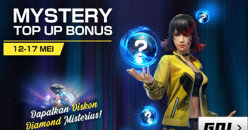Event Mystery Top Up Bonus Free Fire Dapatkan Diskon Diamond