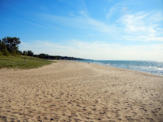 Beach in St. Joseph, Michigan