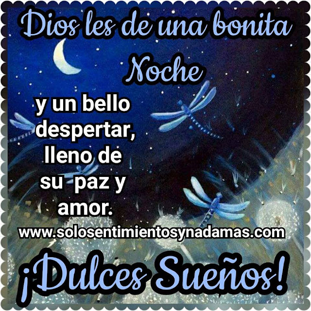 Dulces sueños.