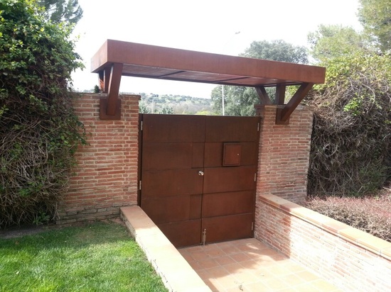 Acero corten, acero corten, acero inoxidable, escaparates, barandillas