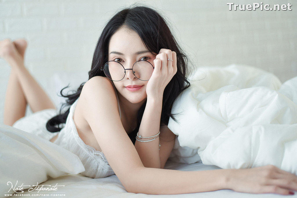 Image Thailand Model - Nattanicha Pw - Beautiful In White Sleepwear - TruePic.net - Picture-16