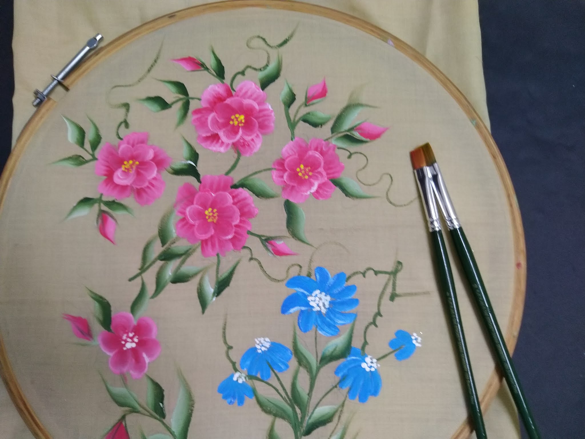 Rabab Sehaj easy fabric painting designs for beginners ,fabric