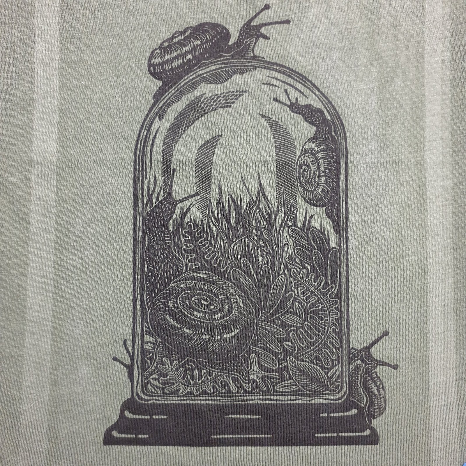 Printed my last design on a tshirt! Does anyone have experience with speedball  fabric block printing ink? : r/printmaking