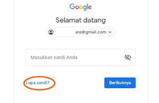 lupa password gmail dan nomor hp sudah tidak aktif