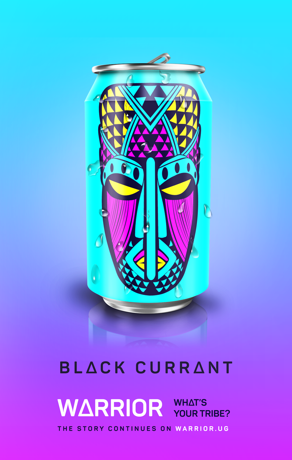 Warrior Energy Drink (Concept) on Packaging of the World Creative